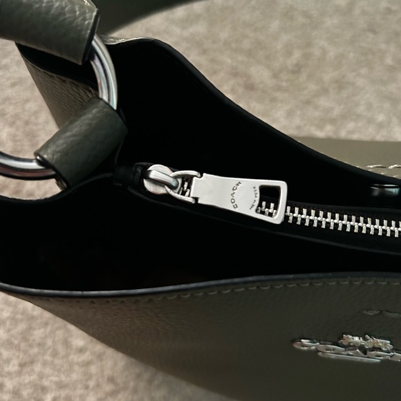 COACH Mollie Town Olive Bucket Bag - Picture 10 of 13